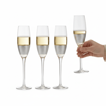 Set Of Four Apollo Champagne Glasses