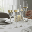 Set Of Four Apollo Champagne Glasses