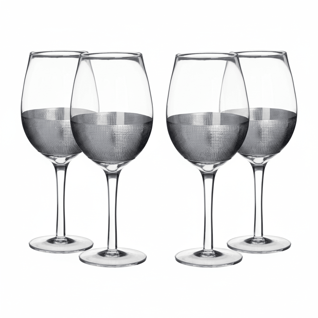 Set Of Four Apollo Large Wine Glasses