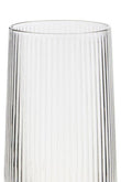 Set Of Four Eldon Ribbed Clear Hi Ball Glasses Mob Packagaing
