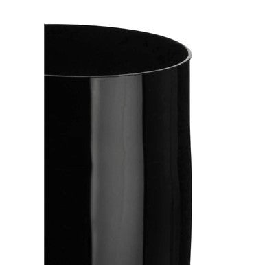 Set Of Four Hi Ball Black Glasses