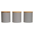 Set Of Three Alton Grey Canisters