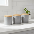 Set Of Three Alton Grey Canisters