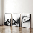 Set of Three Framed Wall Art | Set of 3 Asian Inspired Wall art Prints