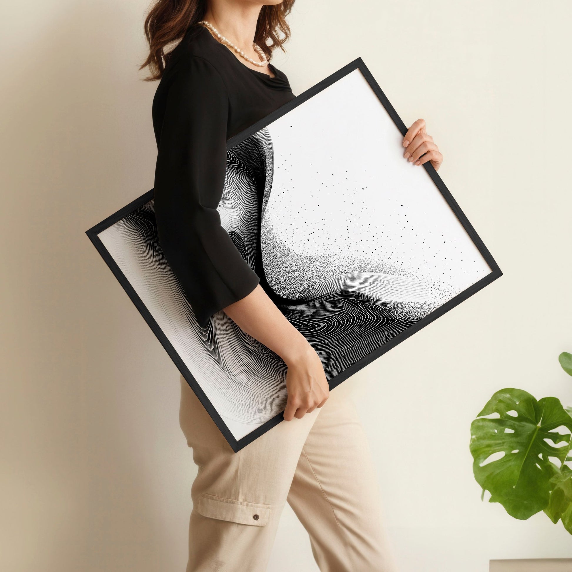 Set of Three Framed Wall Art | Set of 3 Asian Inspired Wall art Prints