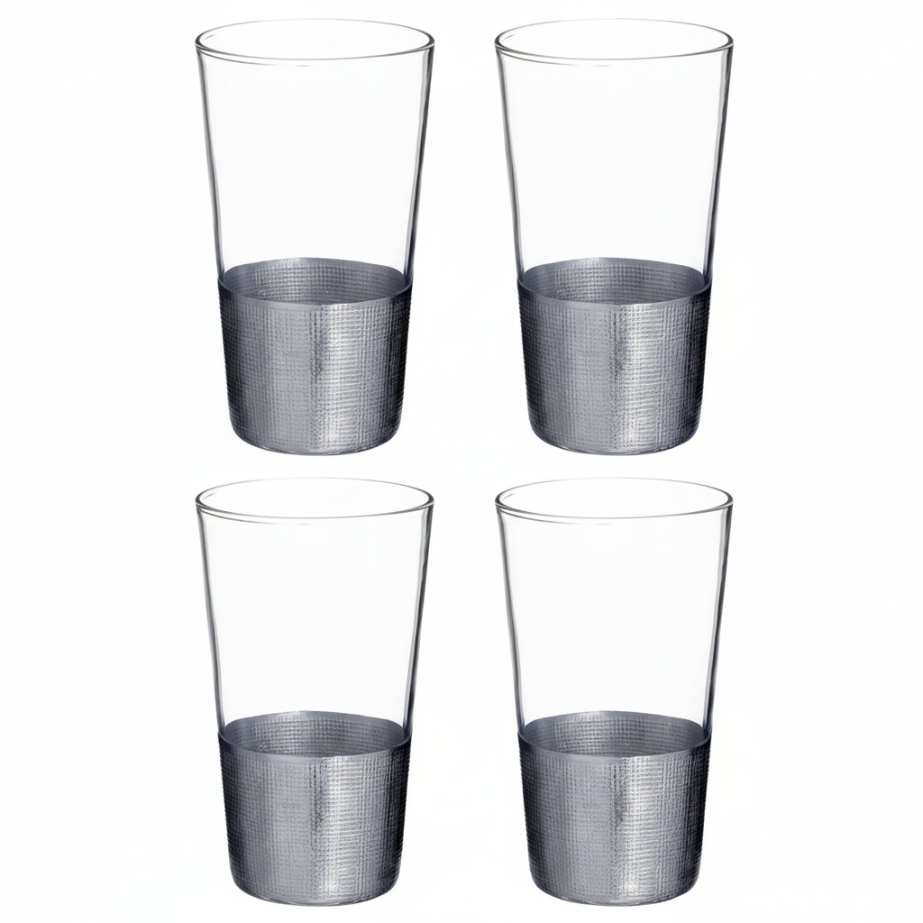 Set Of Four Apollo High Ball Glasses