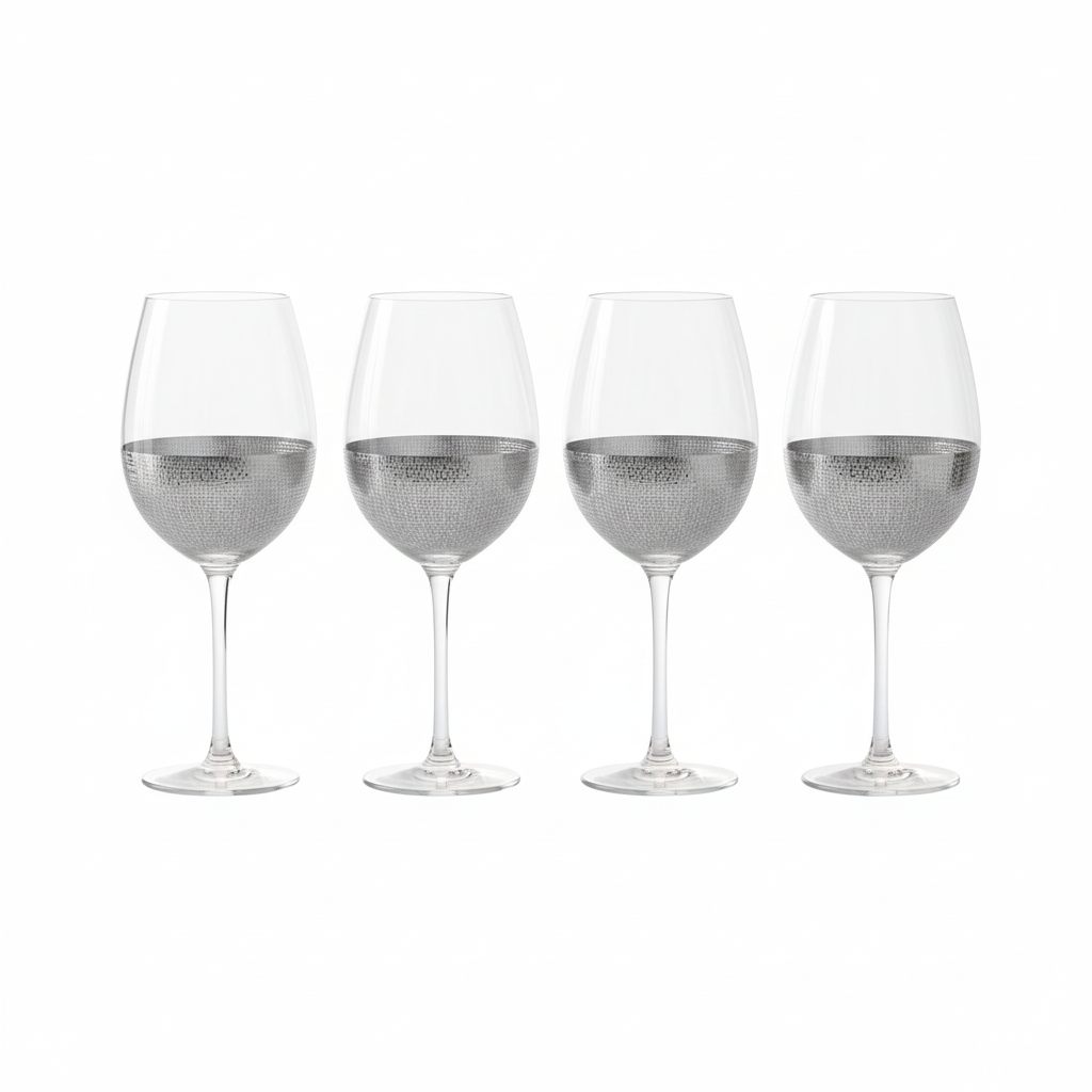 Set Of Four Apollo Large Wine Glasses