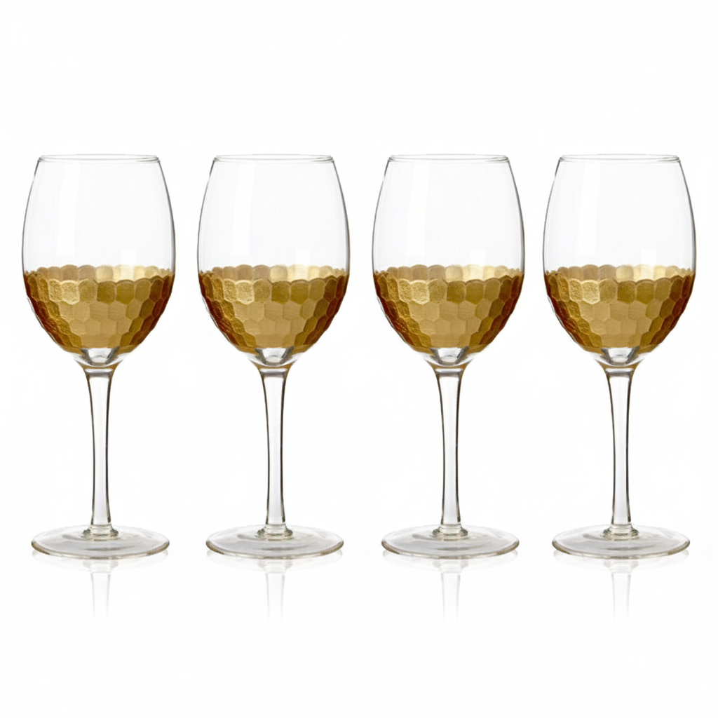 Set Of Four Astrid Small Wine Glasses