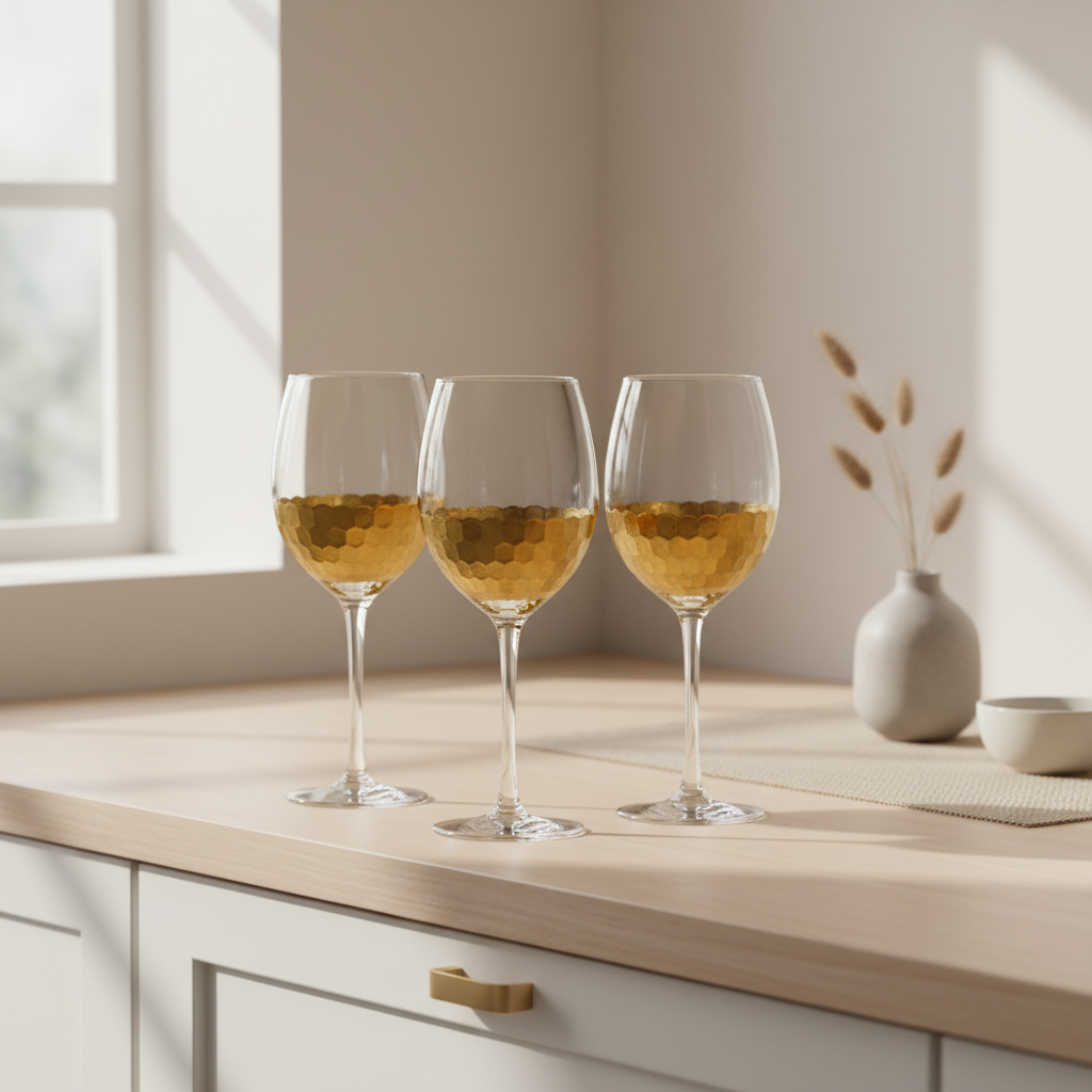 Set Of Four Astrid Small Wine Glasses