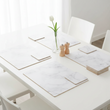 Zambie 8Pc Cork Placemats And Coasters