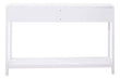 Sherman White Wood Console Table