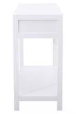 Sherman White Wood Console Table