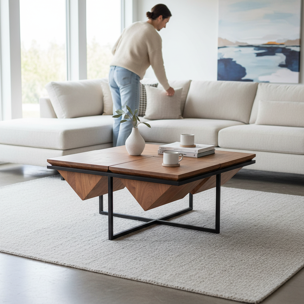 Shimla Acacia Pyramid Coffee Table