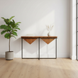 Shimla Acacia Pyramid Console Table