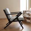 Side angle in a neutral living room