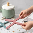 Silicone Heat Resistant Pad Foldable Non - Slip Pot Pan Mat Table Placemat Dish Plate Cross Holder Coaster Kitchen Table Trivet