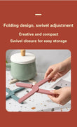 Silicone Heat Resistant Pad Foldable Non - Slip Pot Pan Mat Table Placemat Dish Plate Cross Holder Coaster Kitchen Table Trivet
