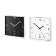 Sillar Premium Brushed Steel Square Wall Clock - Precision Quartz Movement | Silent Designer Timepiece