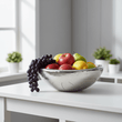 Silva Large Oak Effect Silver Bowl