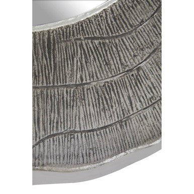 Silva Large Oak Effect Silver Wall Mirror