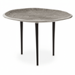 Silva Oak Effect Silver Top Coffee Table