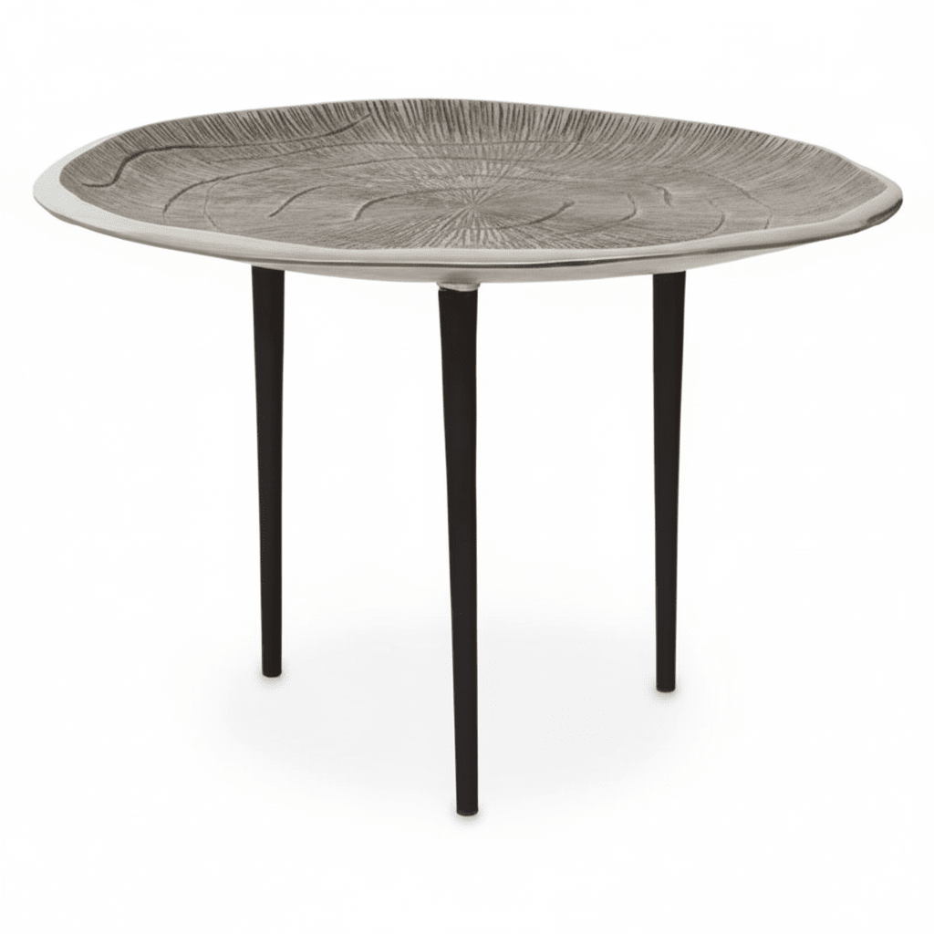 Silva Oak Effect Silver Top Coffee Table