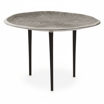 Silva Oak Effect Silver Top Coffee Table