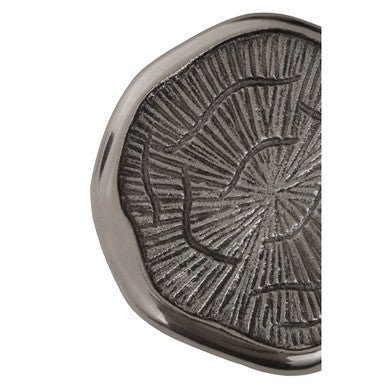 Silva Set Of Four Oak Effect Silver Top Coasters