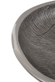 Silva Small Oak Effect Silver Bowl
