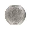 Silva Small Oak Effect Silver Finish Vase