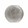 Silva Small Oak Effect Silver Finish Vase
