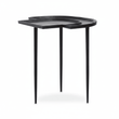 Simbolo Black Nickel Top Side Table