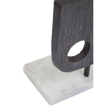 Simbolo Large Assorted Colour Metal Sculpture On Marble Base