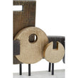 Simbolo Large Assorted Colour Metal Sculpture On Marble Base