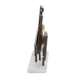 Simbolo Large Assorted Colour Metal Sculpture On Marble Base