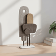Simbolo Small Assorted Colour Metal Sculpture On Marble Base