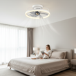 Simple Fashion Living Room Bedroom Dining Room Fan Lamp