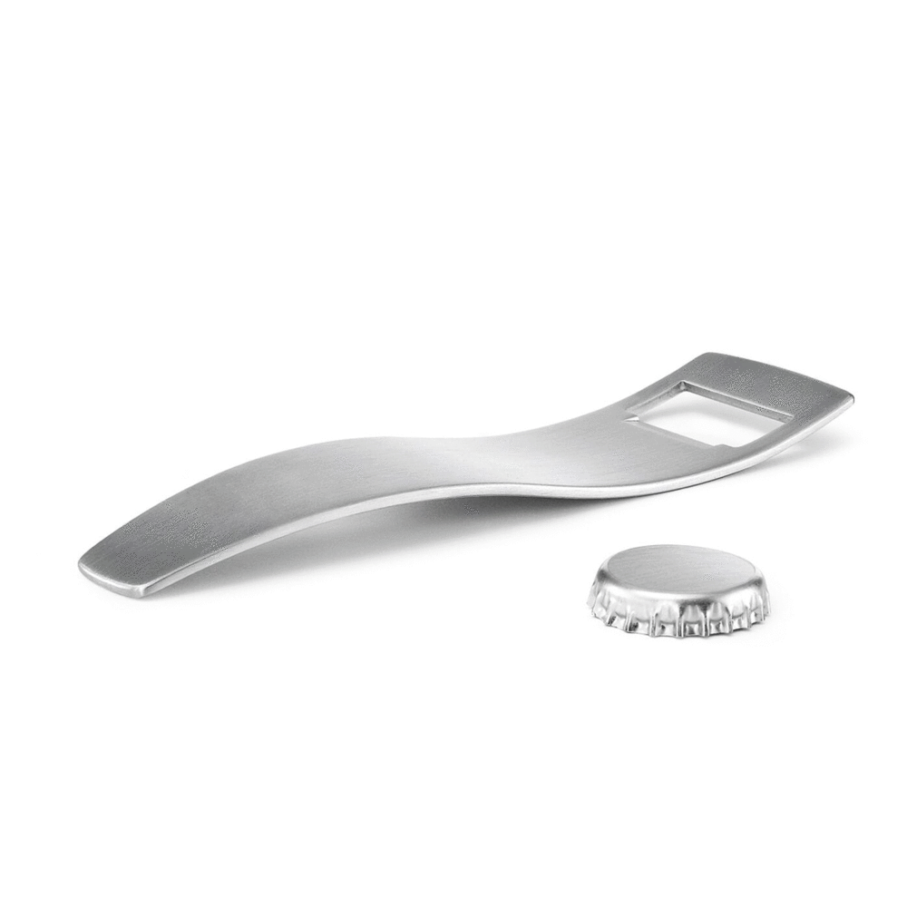 Sinos Premium Brushed Stainless Steel Bottle Opener