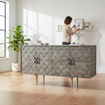 Siro 4 Door Mango Wood Sideboard