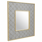 Siro Mango Wood Square Wall Mirror