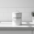 Sketch Cream Biscuit Canister