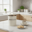 Sketch Cream Biscuit Canister