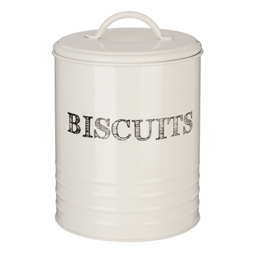 Sketch Cream Biscuit Canister
