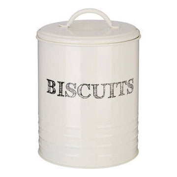 Sketch Cream Biscuit Canister