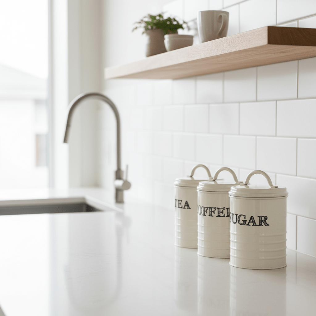 Sketch Tea Coffee And Sugar Canister Set