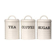 Sketch Tea Coffee And Sugar Canister Set