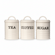 Sketch Tea Coffee And Sugar Canister Set