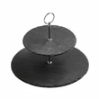 Slate 2 Tier Round Cake Stand