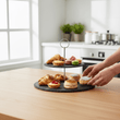 Slate 2 Tier Round Cake Stand