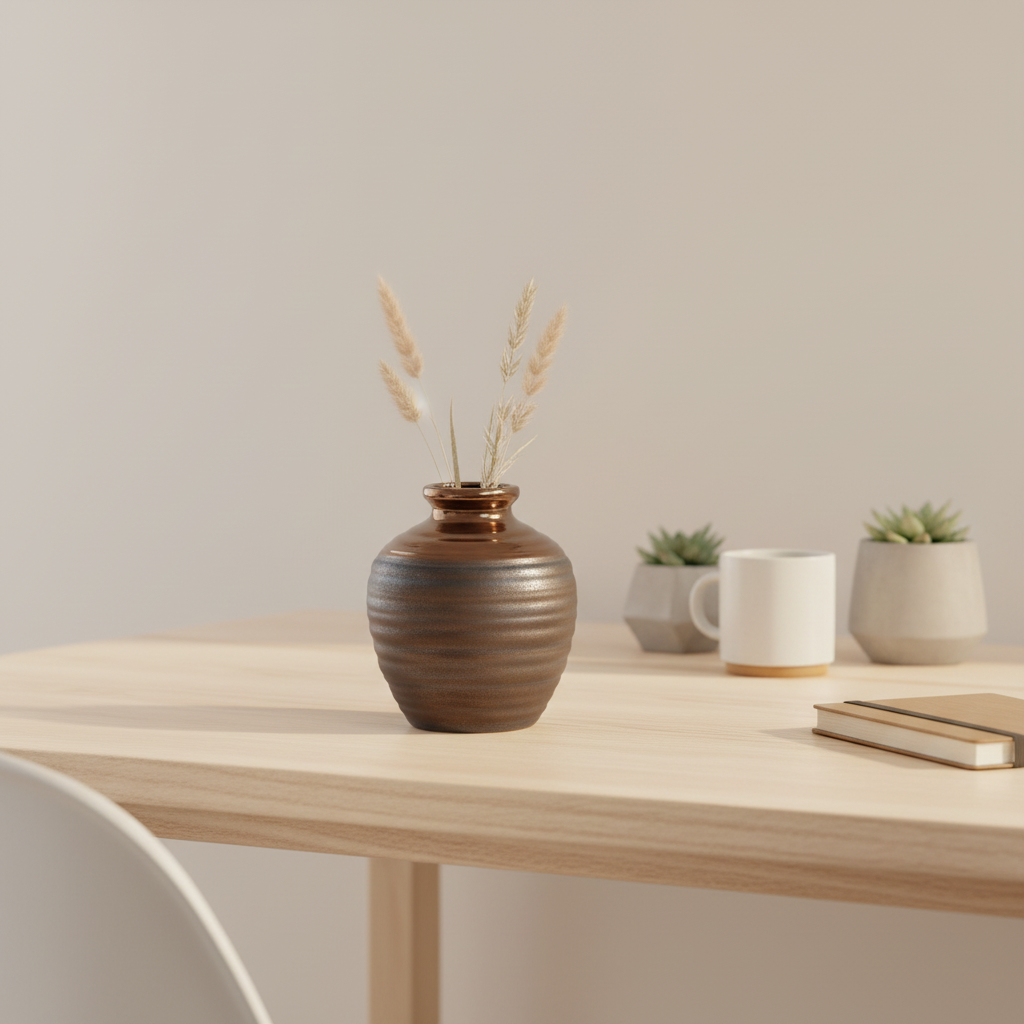 Zamak Small Ceramic Vase